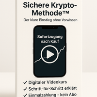 Sichere Krypto-Methode™ – Einstieg ohne Vorwissen